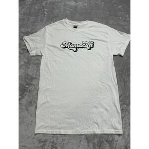 Women's Gildan Brand T-Shirt Mamacita Size Small‎ White Short Sleeve Crew Neck